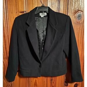 Women’s black wool pea coat size large